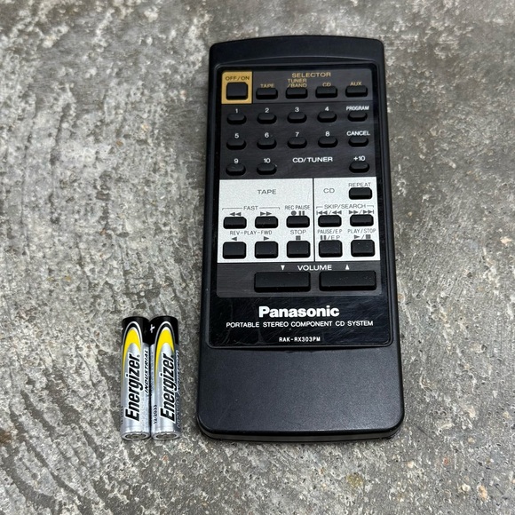 Panasonic Other - Panasonic RAK-RX303PM OEM CD Stereo Remote